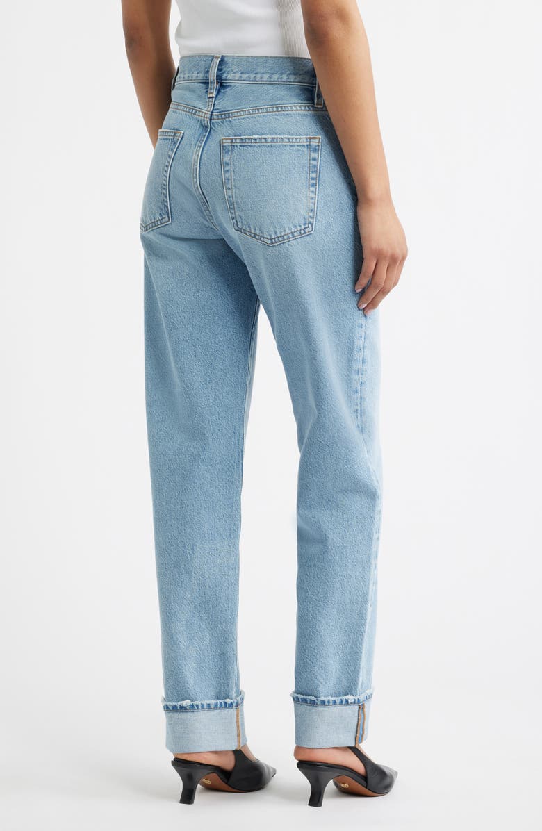 FRAME The Hang Cuffed Straight Leg Jeans, Alternate, color, Brine