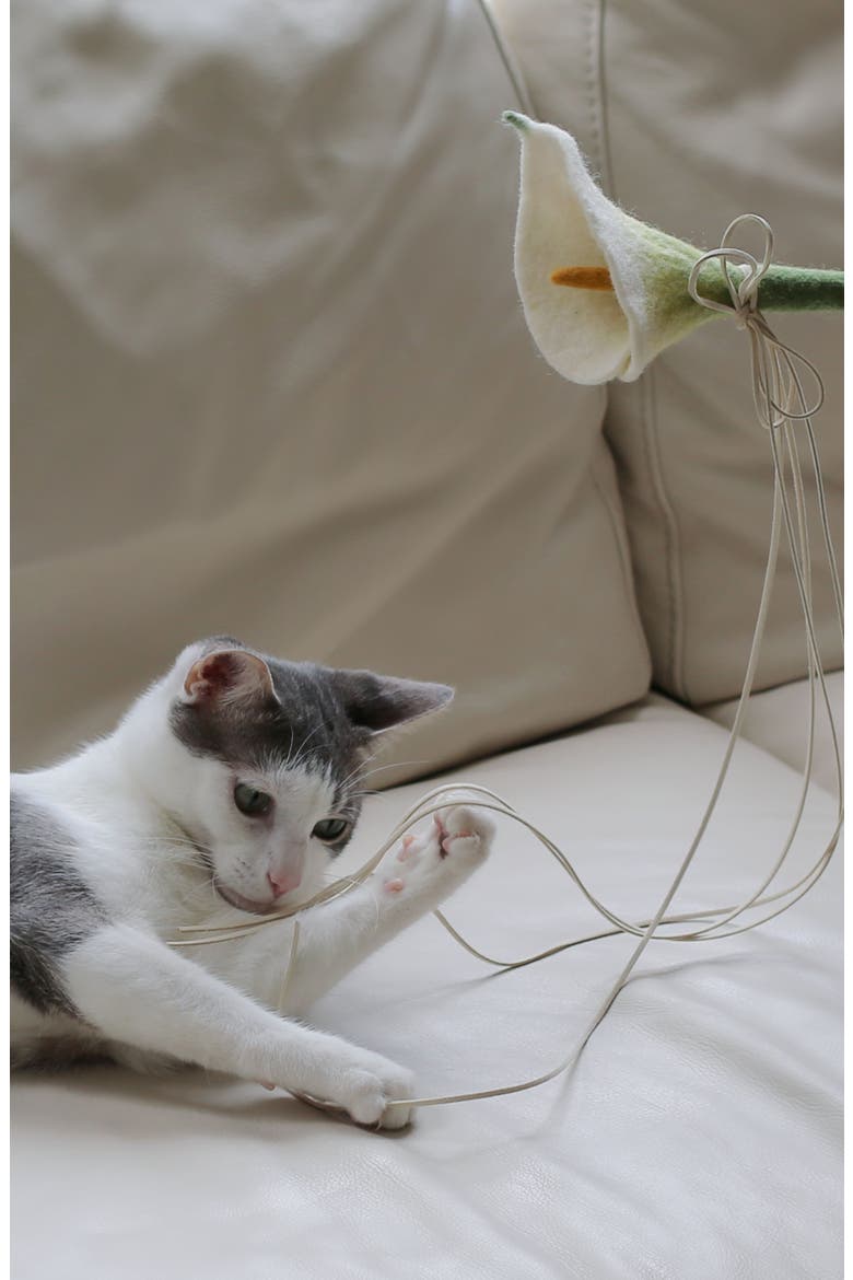 Flora Wand Cat Toy, Alternate, color, NONE
