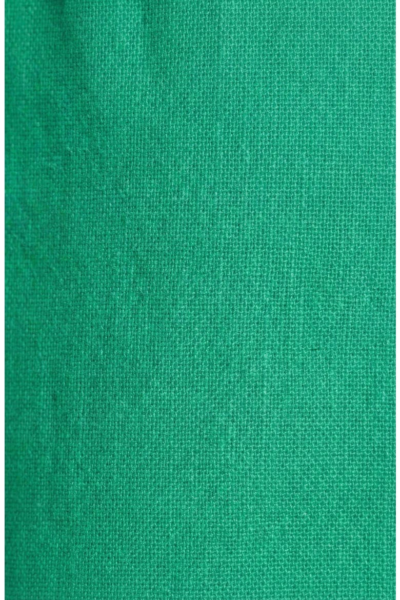Off Shoulder Ruffle Smocked Midi Dress, Alternate, color, Emerald Green