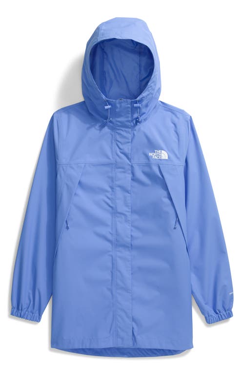 The North Face Antora Waterproof Hooded Rain Jacket In Virtual Blue