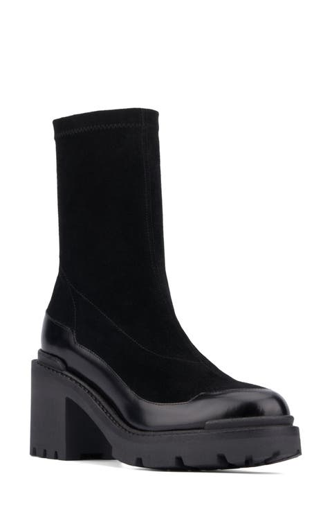 Vanna Platform Lug Sole Boot (Women)