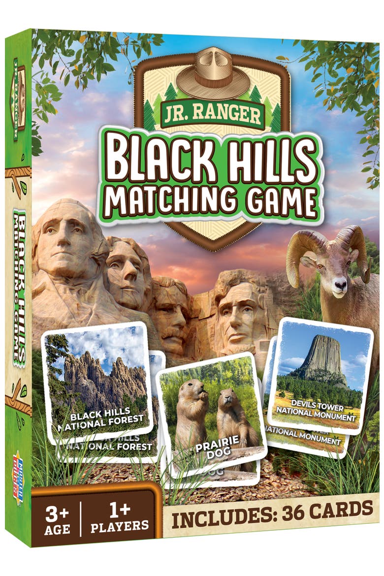 Jr Ranger - Black Hills Matching Game, Main, color, Multicolor