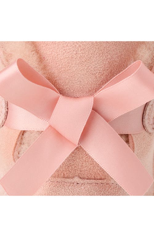 Ugg(r) Mini Bailey Bow Ii Genuine Shearling Bootie In Pink