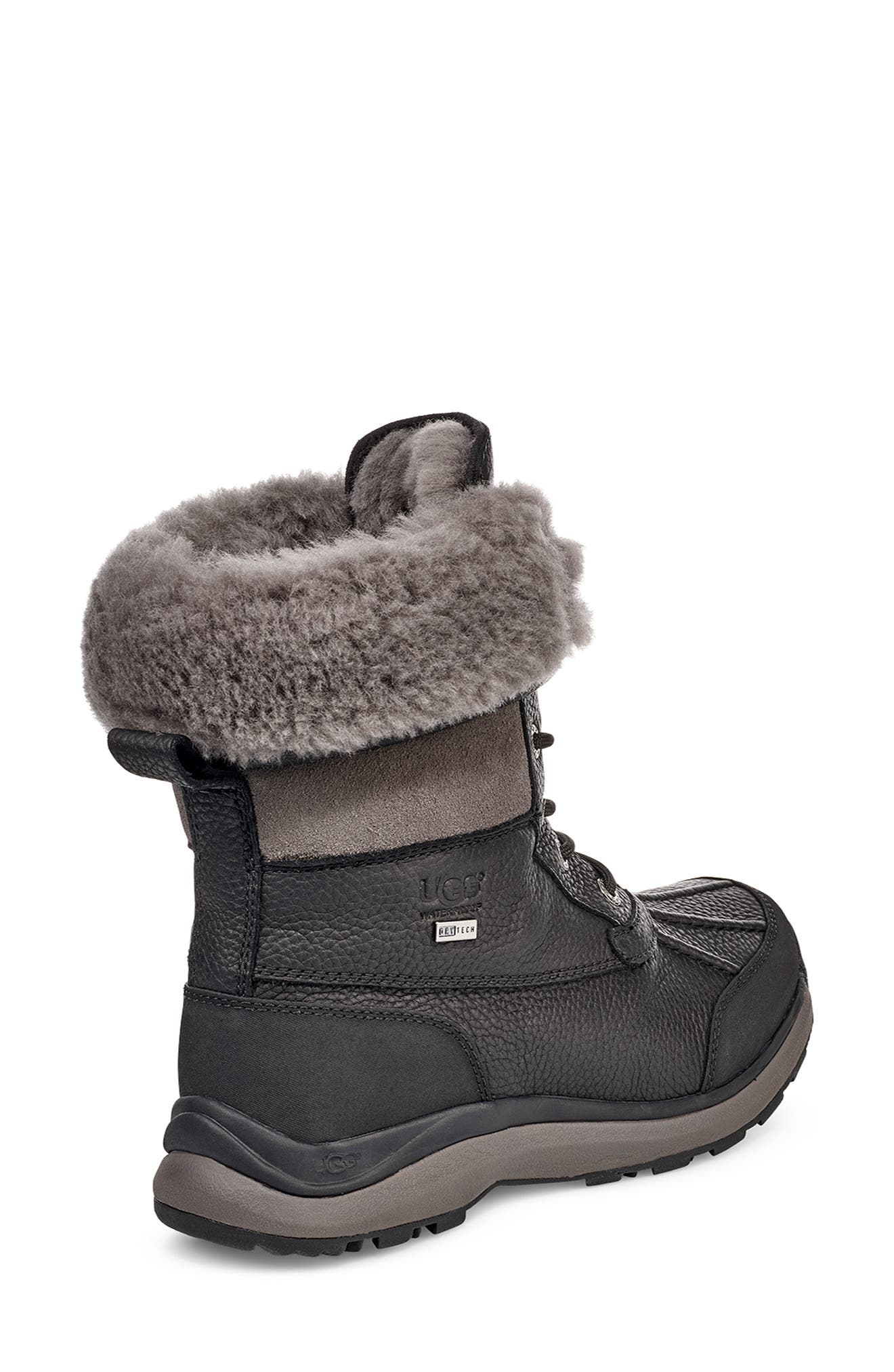 Adirondack III Water Resistant Bootie, Alternate, color, BLACK