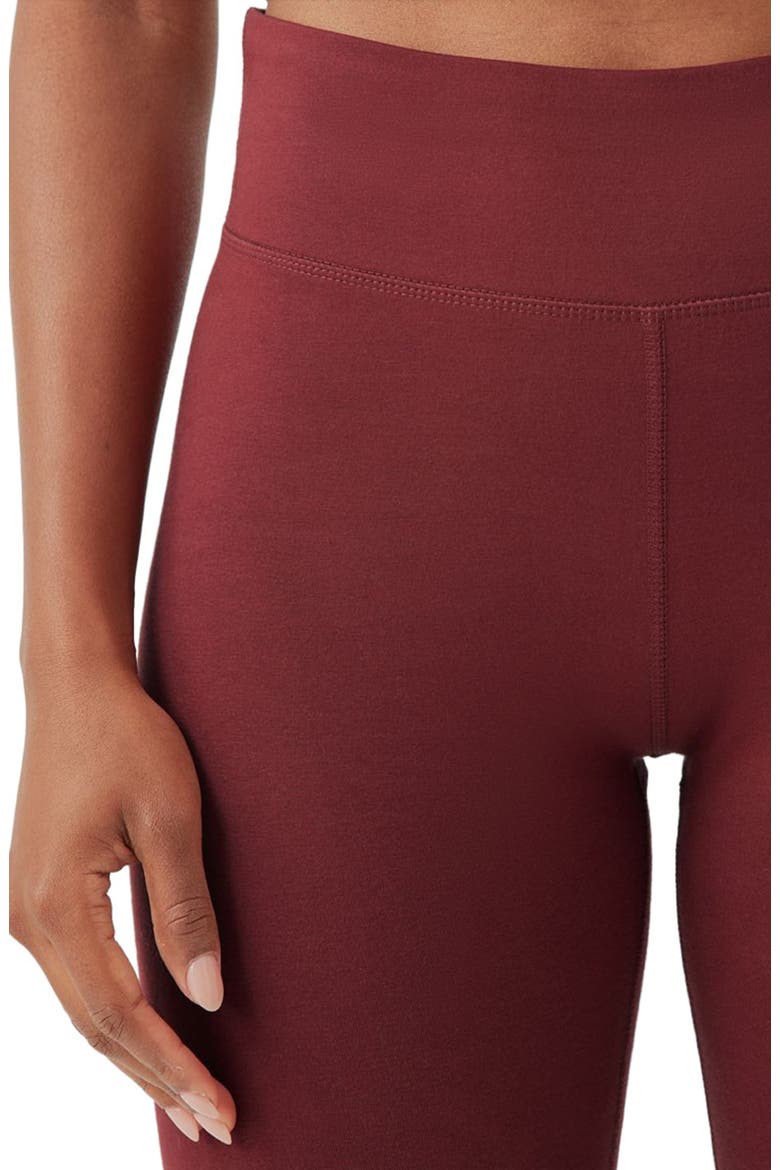 Women’s Organic Cotton Go-To Legging, Alternate, color, Pine Green