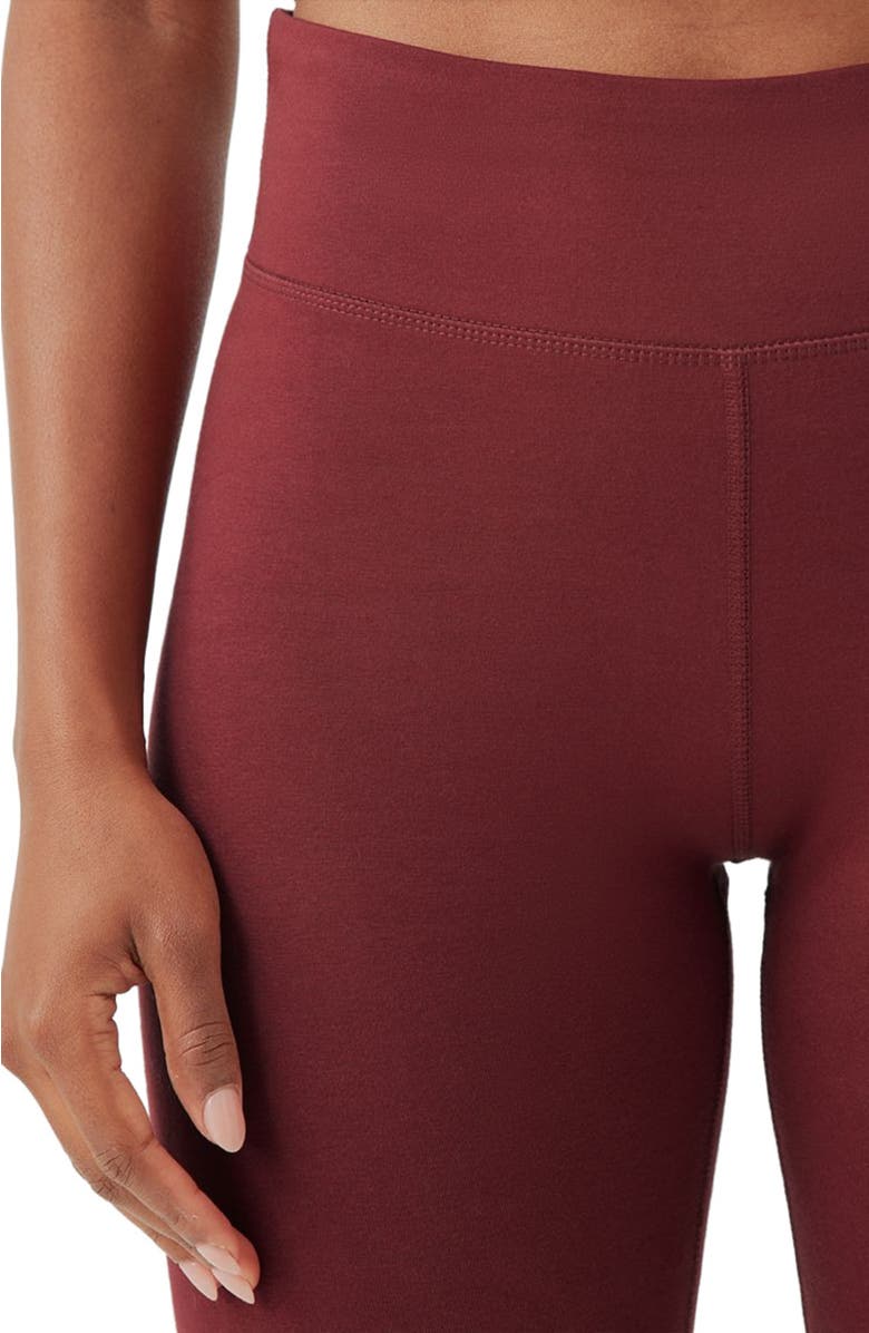 Pact Women’s Organic Cotton Go-To Legging, Alternate, color, Pine Green