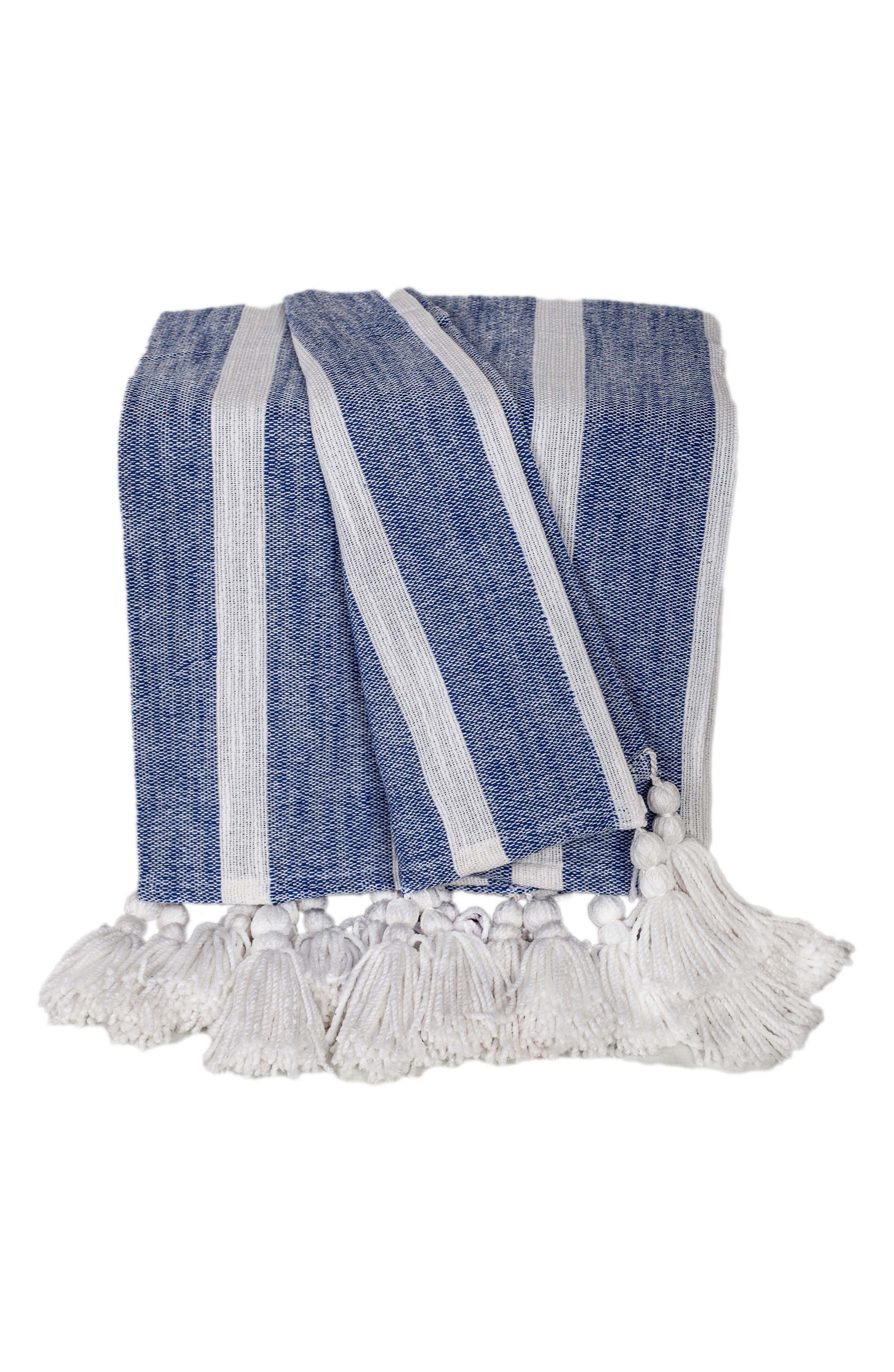 PARKLAND COLLECTION Nara Tassel Throw Blanket