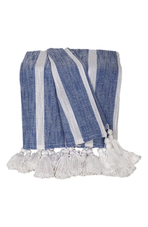 Nara Tassel Throw Blanket
