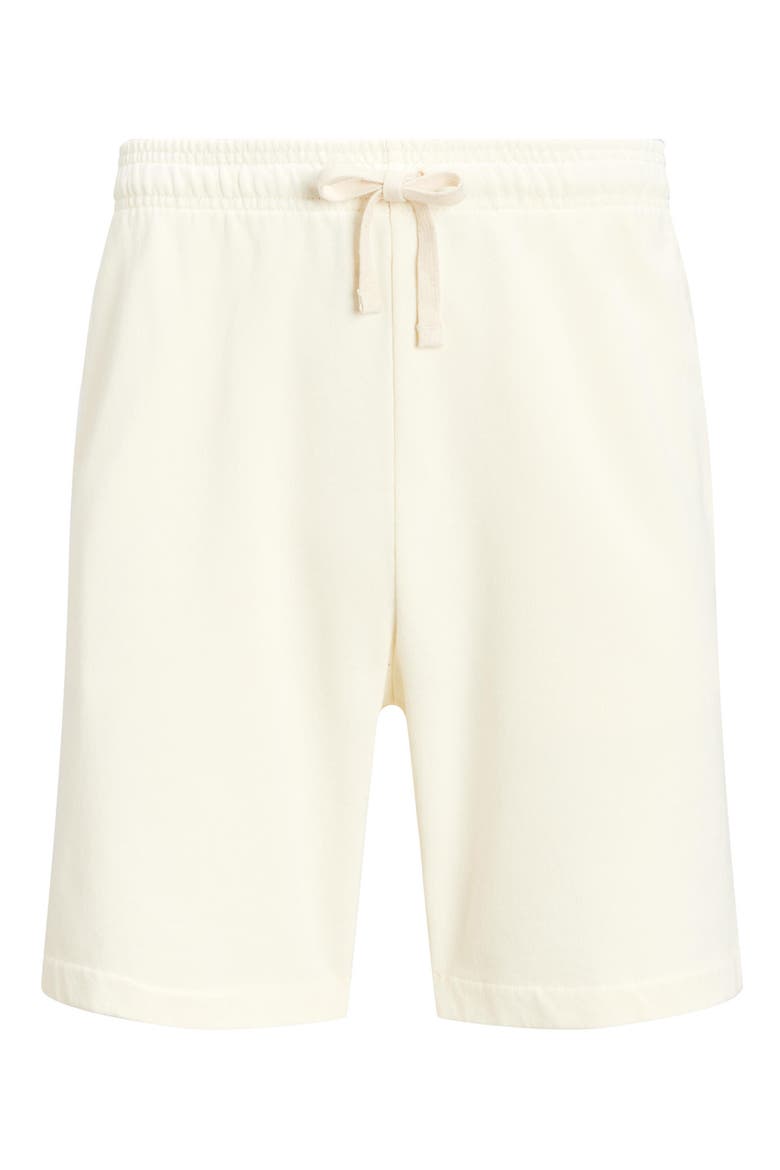French Terry Drawstring Shorts, Alternate, color, CLUBHOUSE CREAM