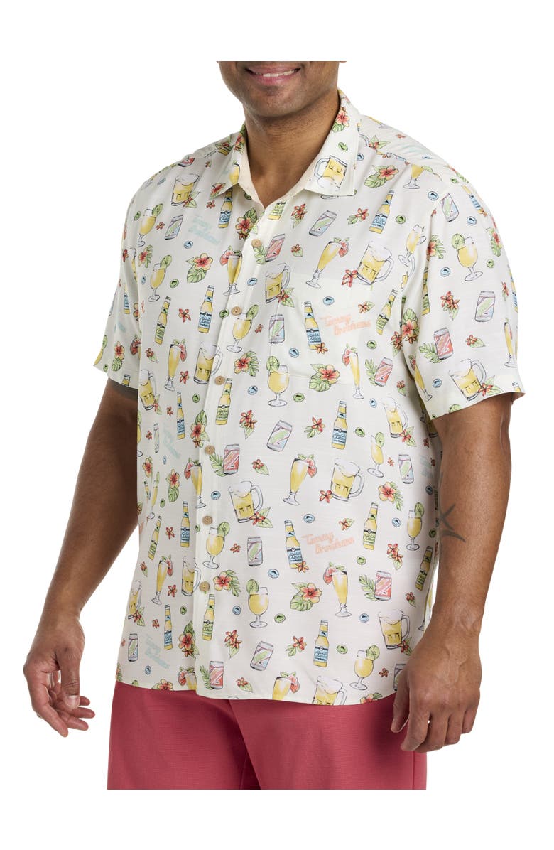 Tommy Bahama Big & Tall Veracruz Cay Brewhama Sport Shirt, Main, color, 