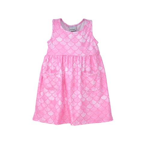 Girl's Playtime UPF 50+ Dahlia Sleeveless Dress with Pockets