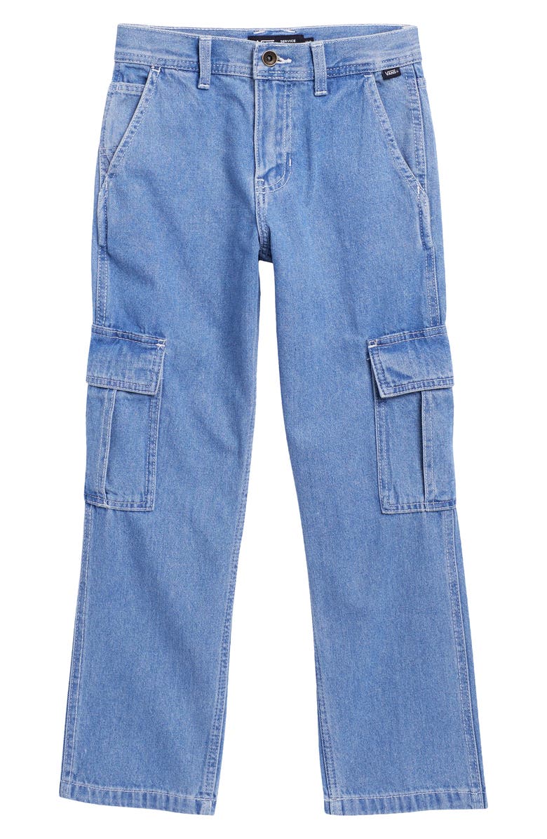 Vans Kids' Service Cargo Jeans, Main, color, 