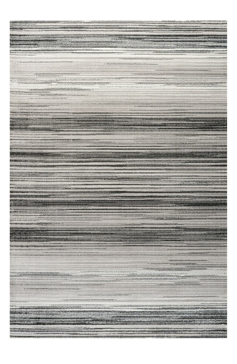 JONATHAN Y Austin Gradient Striped Area Rug, Main, color, Gray/Black