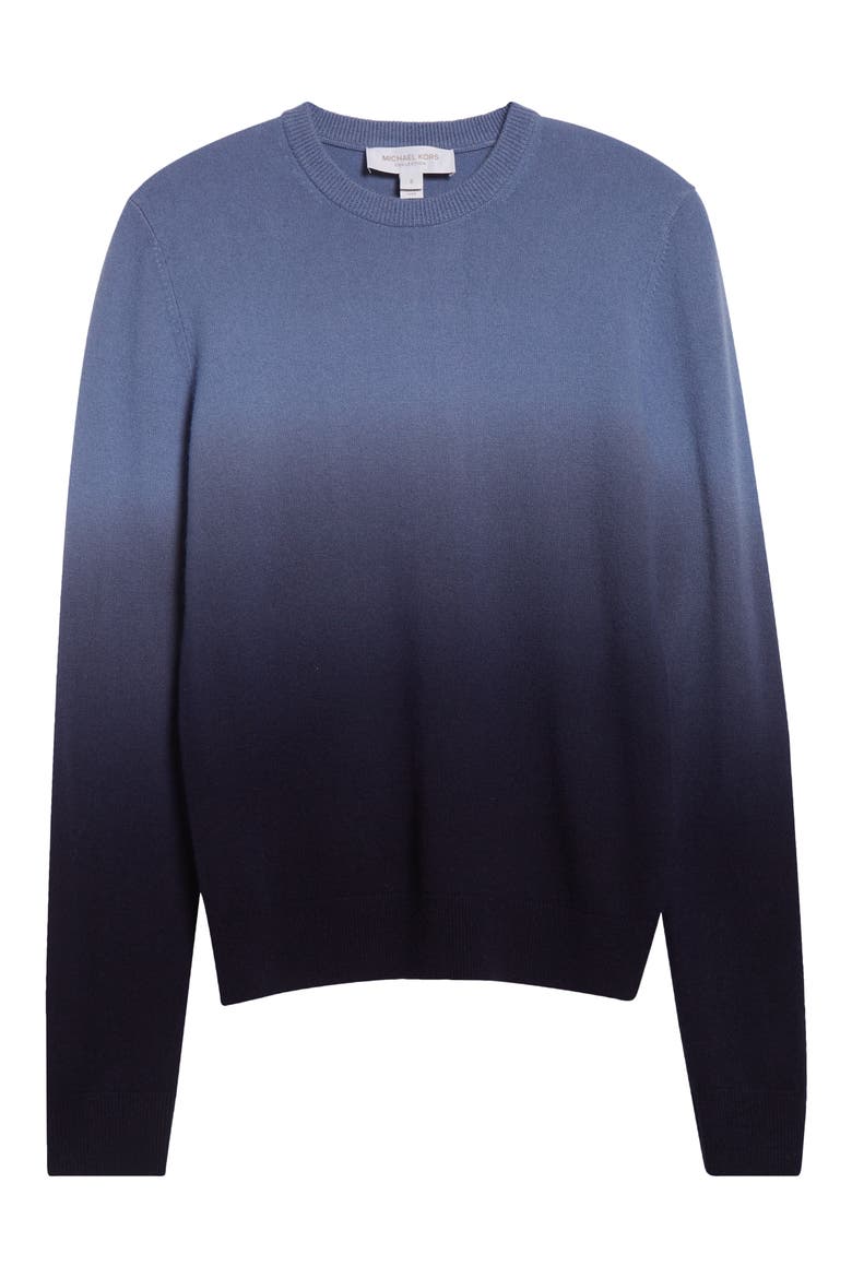 Ombré Cashmere Sweater, Alternate, color, LAKE MULTI