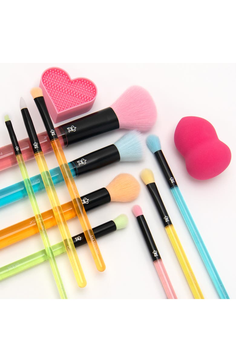 MODA Get Glowing 12-Piece Makeup Brush & Sponge Set, Alternate, color, Multicolor