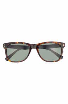 Ted Baker London 53mm Polarized Acetate Frame Square Sunglasses