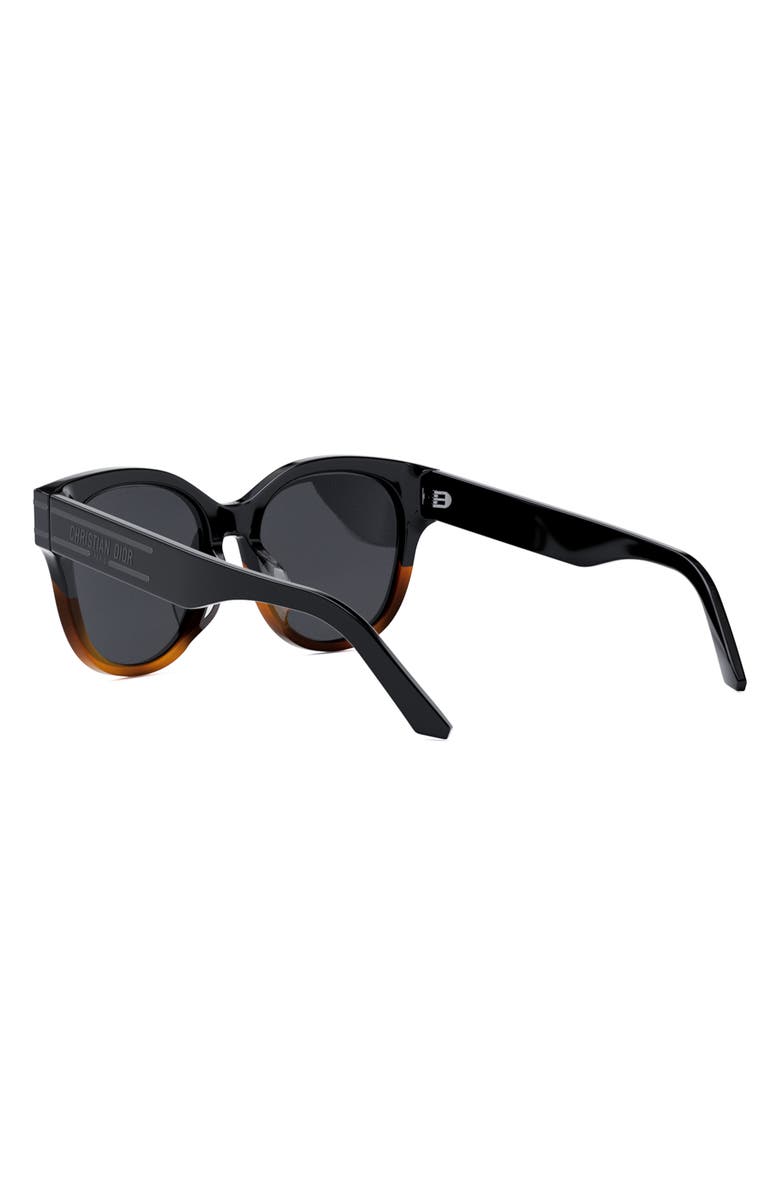 DIOR Signature B6F 55mm Round Sunglasses, Alternate, color, 