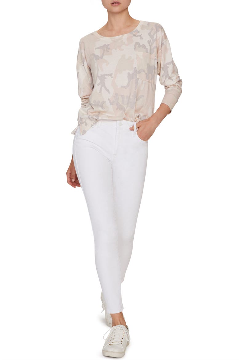 Pale Camo Cotton Blend Sweater, Alternate, color, CHARM CAMO
