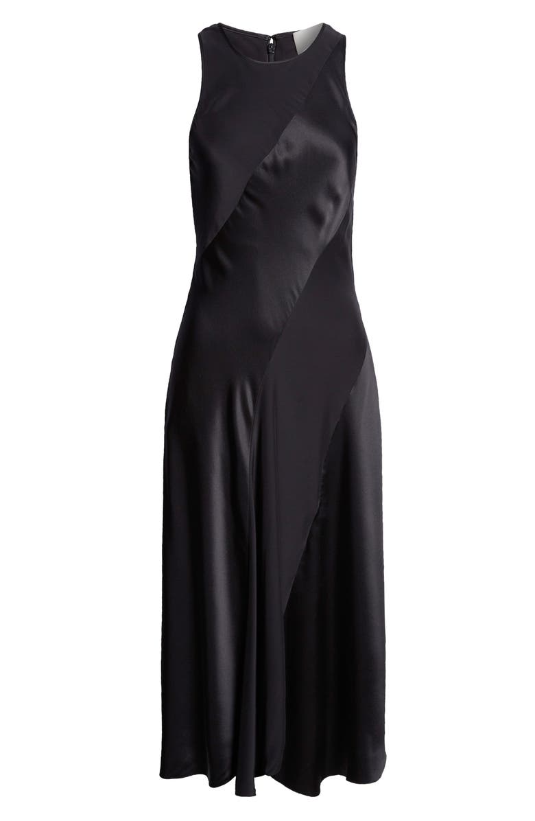 Cinq à Sept Solana Asymmetric Hem Sleeveless Silk Maxi Dress, Alternate, color, 