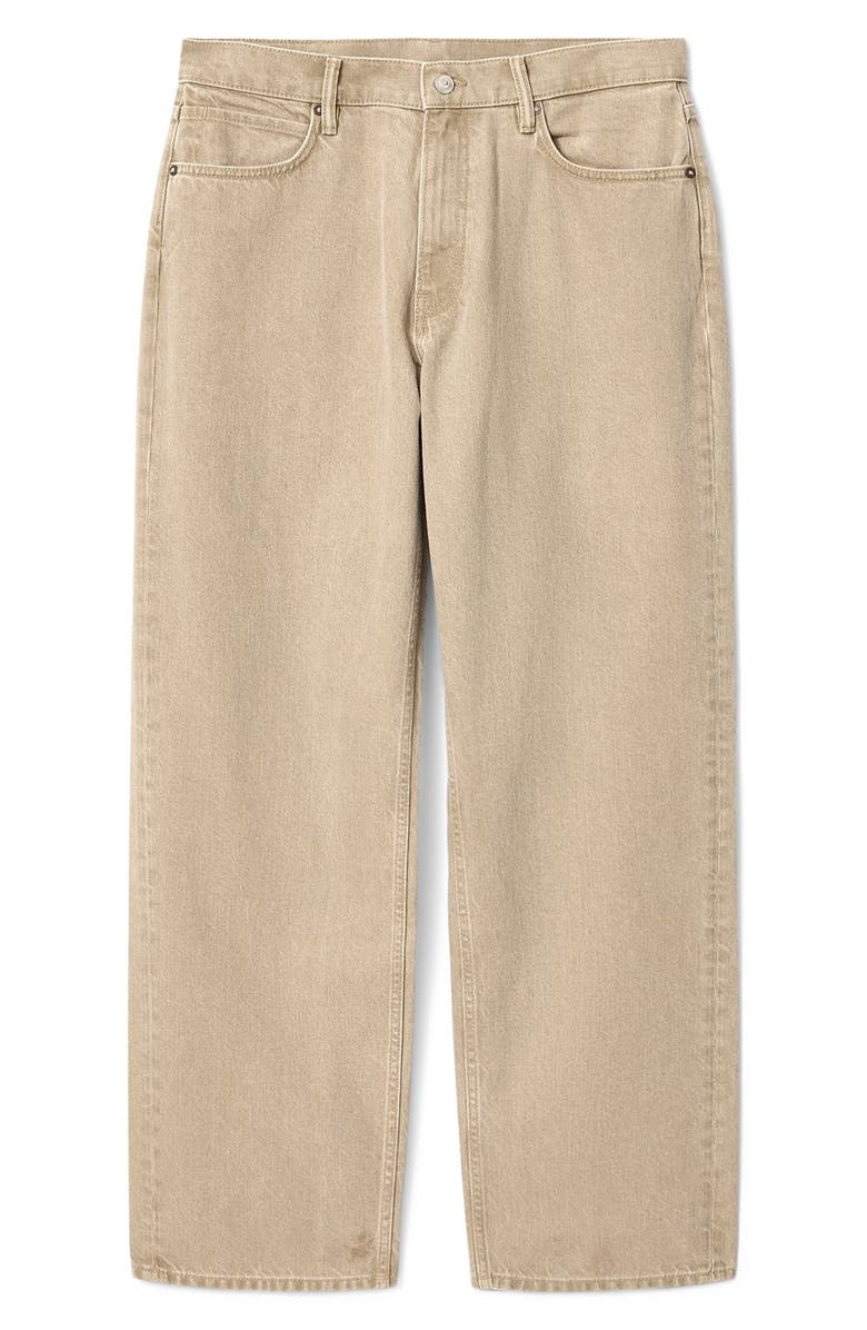 AllSaints Mullen Relaxed Straight Leg Jeans, Alternate, color, Light Brown