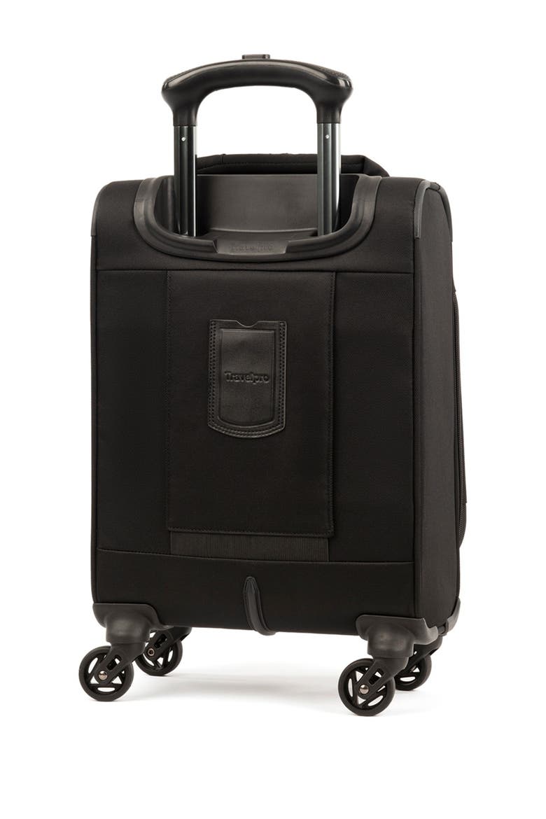 Pilot Air™ Elite 17" Expandable Compact Boarding Bag Spinner Luggage, Alternate, color, BLACK