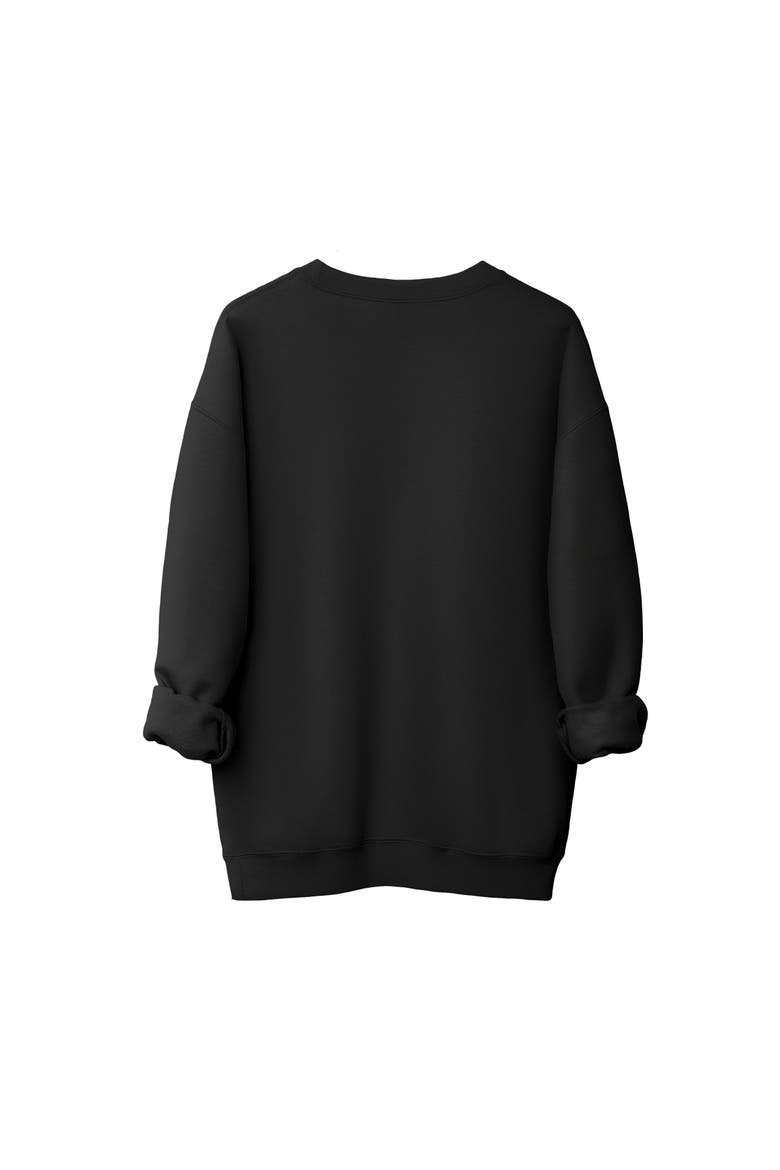 New York Retro Stripes Sweatshirt, Alternate, color, Midnight