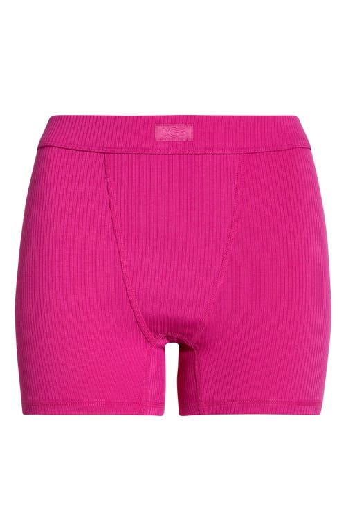 Ugg(r) Alexiah Rib Lounge Boy Shorts In Red