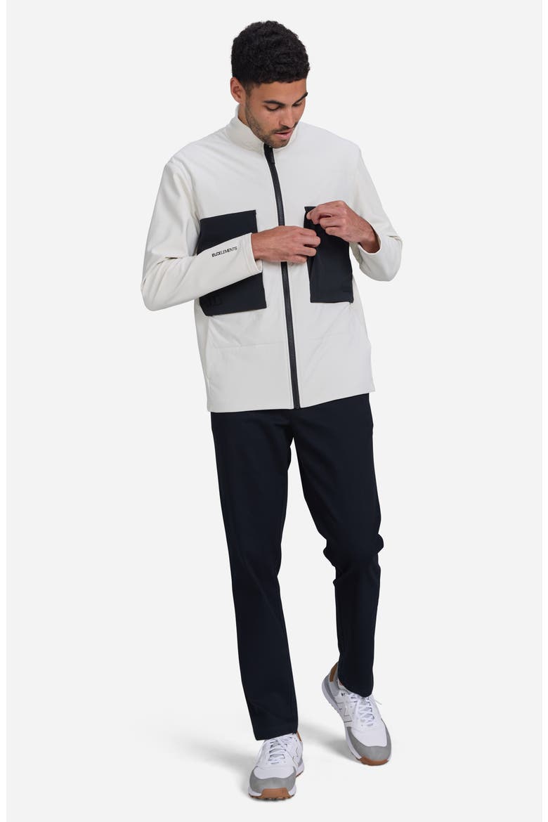 Bad Elements Montage Golf Jacket, Alternate, color, WHITE ONYX