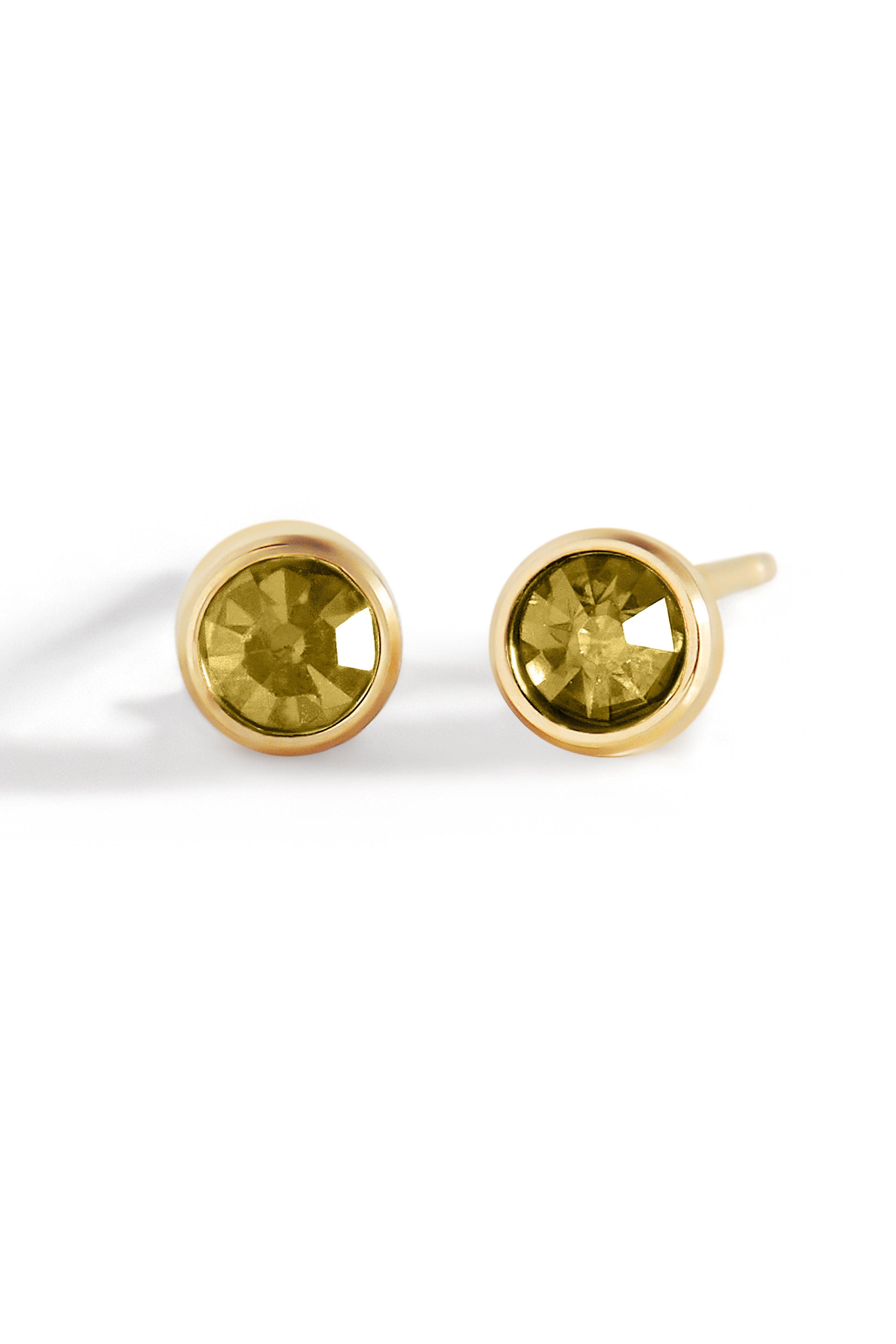 Gold-Tone / August Peridot