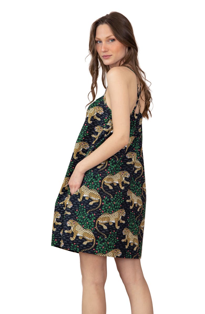 Printfresh Cami Nightgown, Alternate, color, Ink