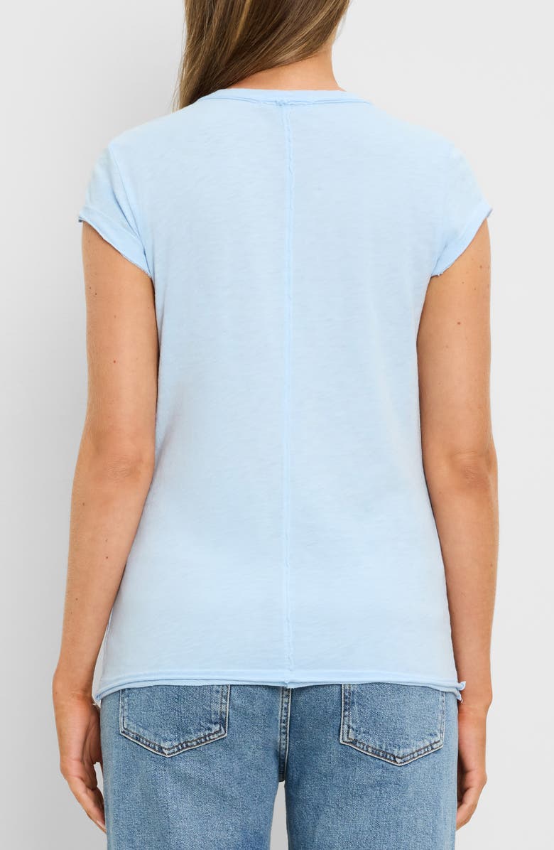 Michael Stars Slub Crewneck Tee, Alternate, color, Sky