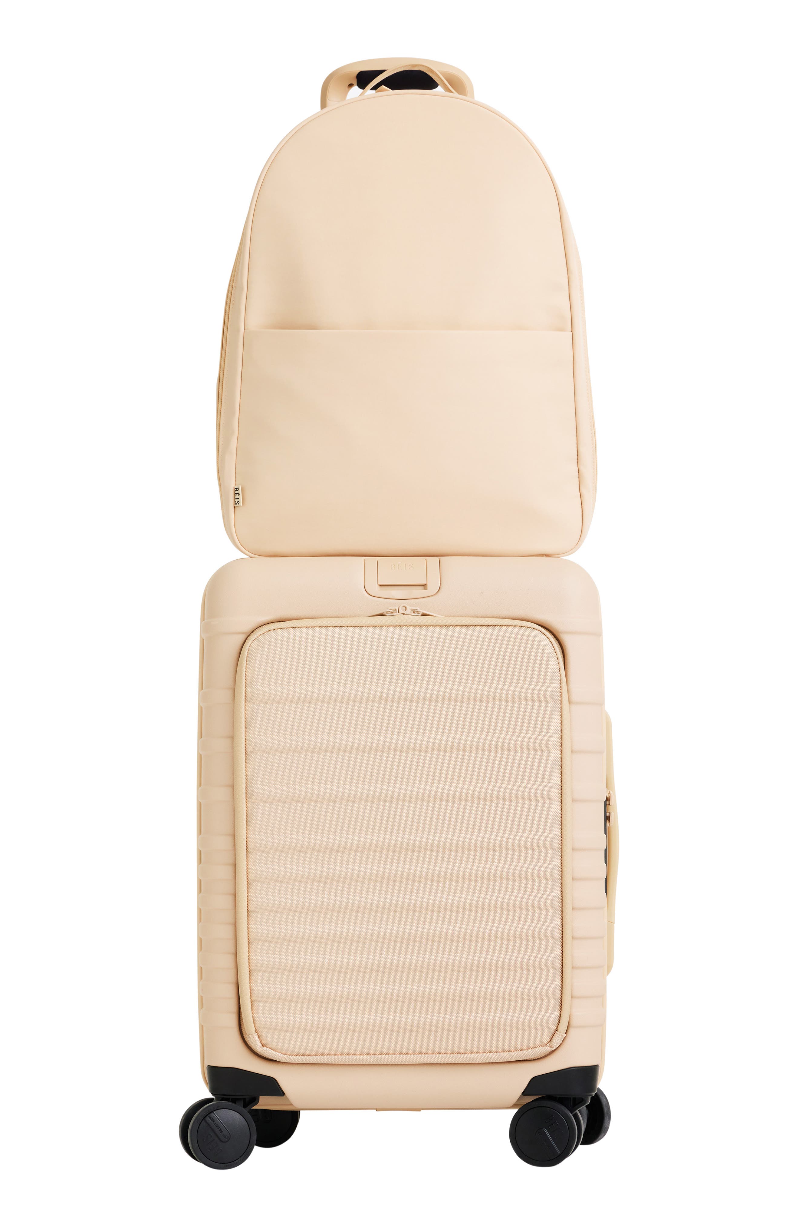 Béis The Commuter Backpack, Alternate, color, Beige