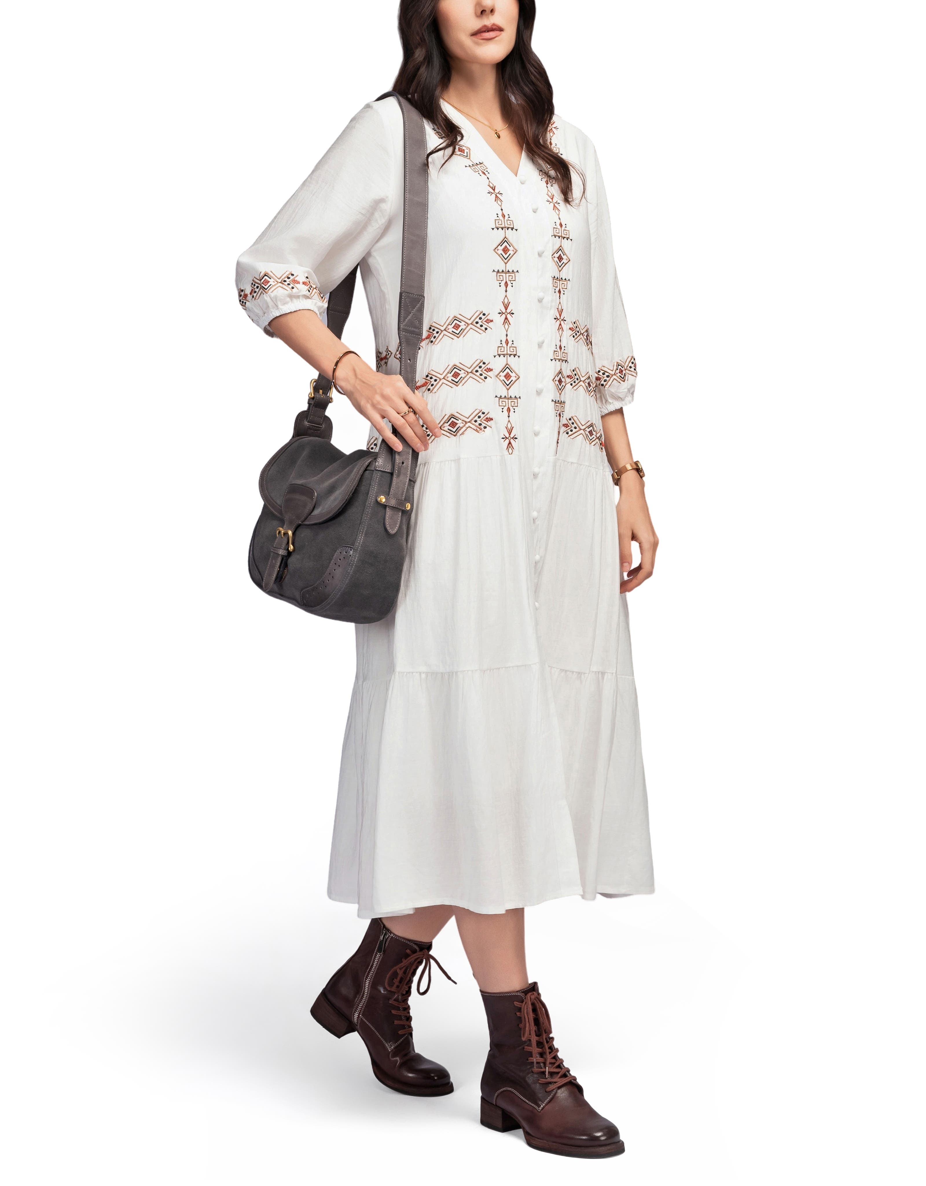 OLD TREND Camellia Genuine Leather Structured Mailbag, Alternate, color, Slate