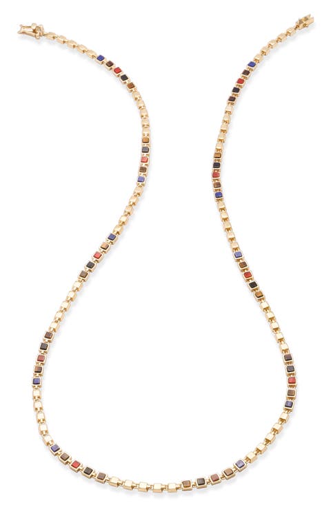 Inlaid Cadence Link Necklace