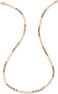 eddieBorgo Inlaid Cadence Link Necklace