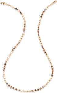 eddieBorgo Inlaid Cadence Link Necklace