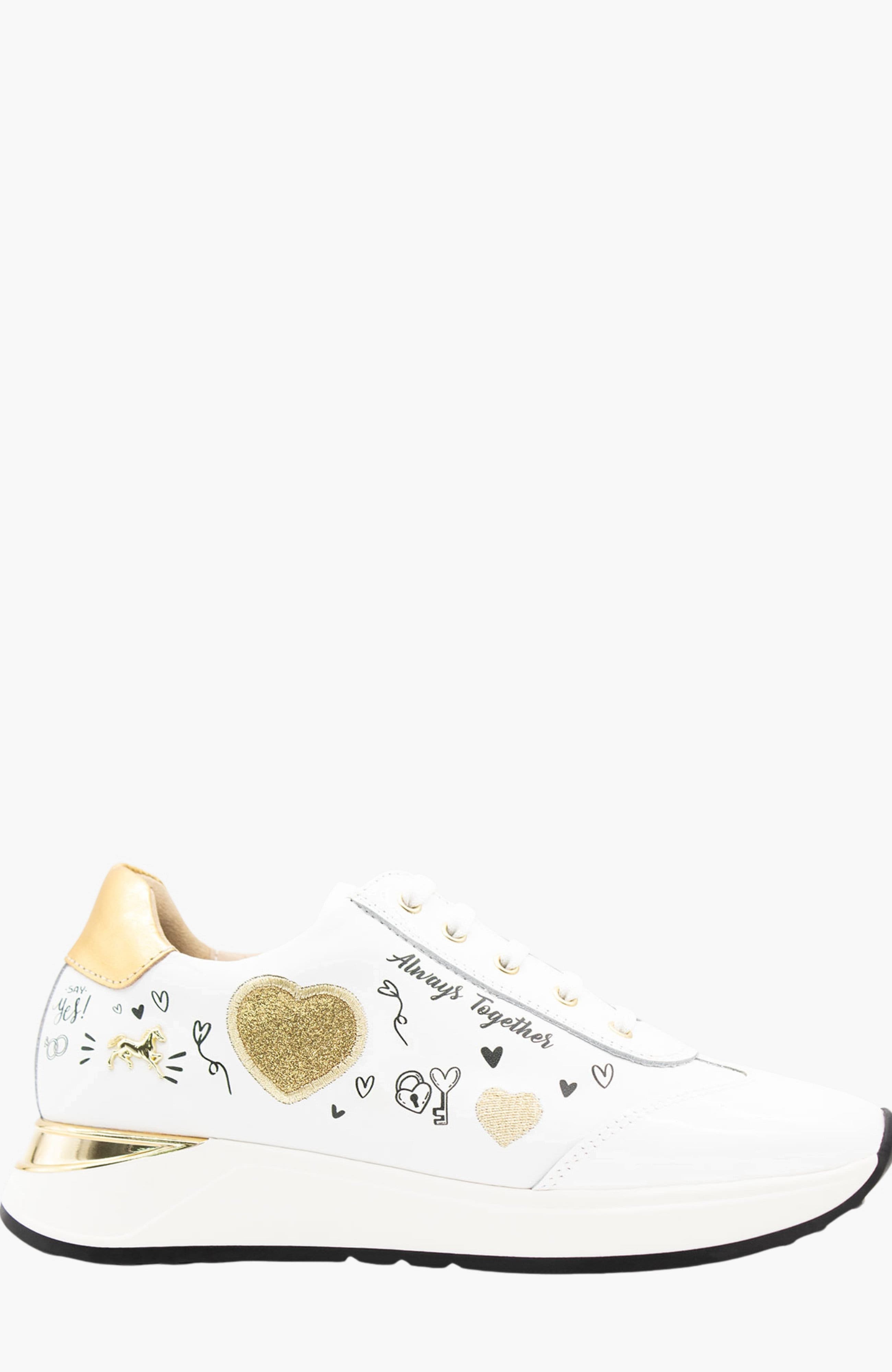 White / Gold