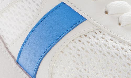 Chloé Kick Low-top Sneakers In White/blue