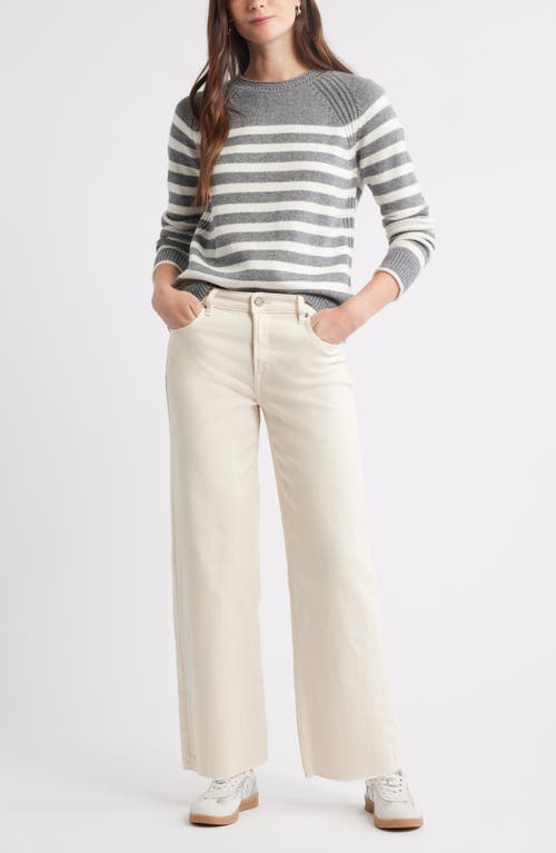 Caslonr Caslon(r) Raglan Sleeve Roll Neck Wool & Cotton Sweater