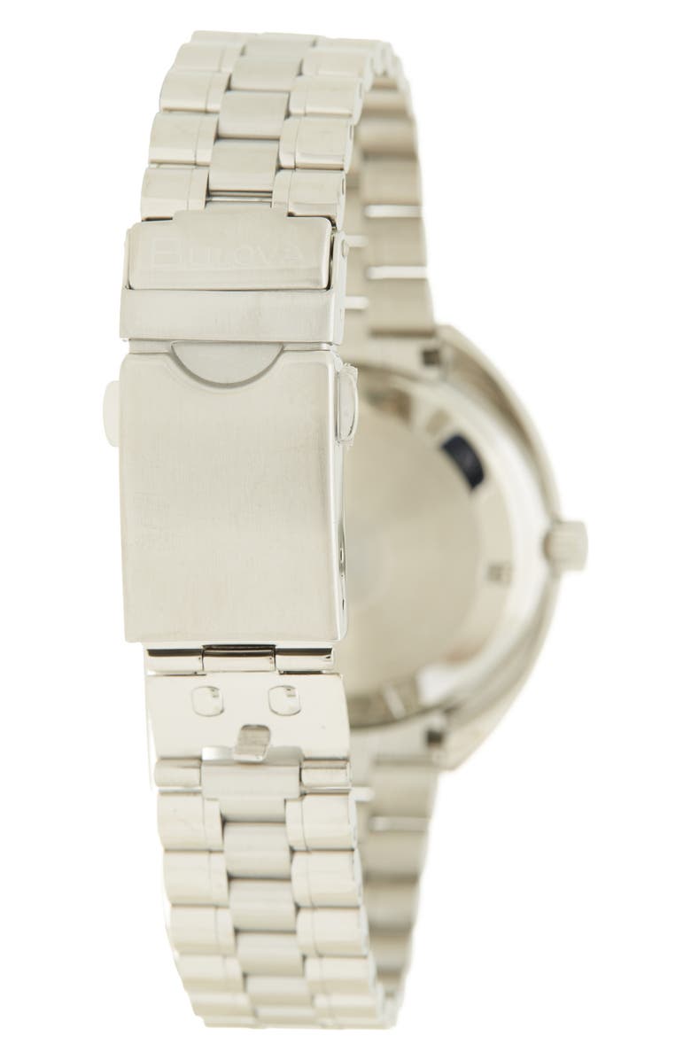 BULOVA Men's Oceanographer Silver Black Dial Watch, 44mm, Alternate, color, 