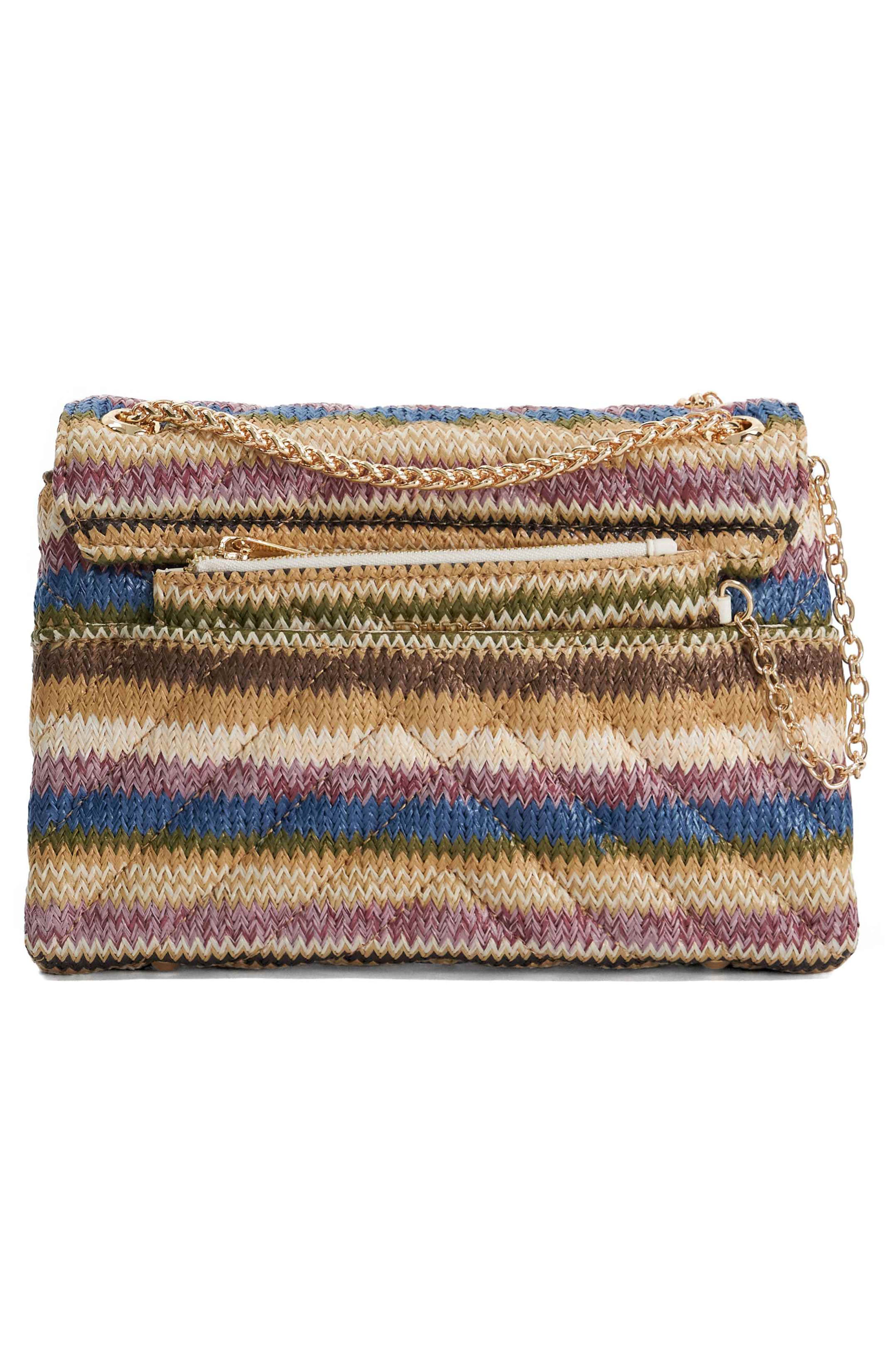 Dune London Dellalos Shoulder Bag, Alternate, color, Blue Multi