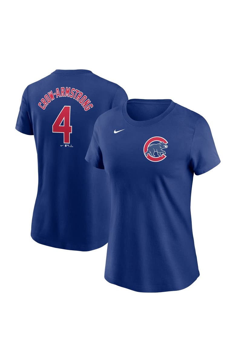 Nike Women's Nike Pete Crow-Armstrong Royal Chicago Cubs Fuse Name & Number T-Shirt, Main, color, Royal