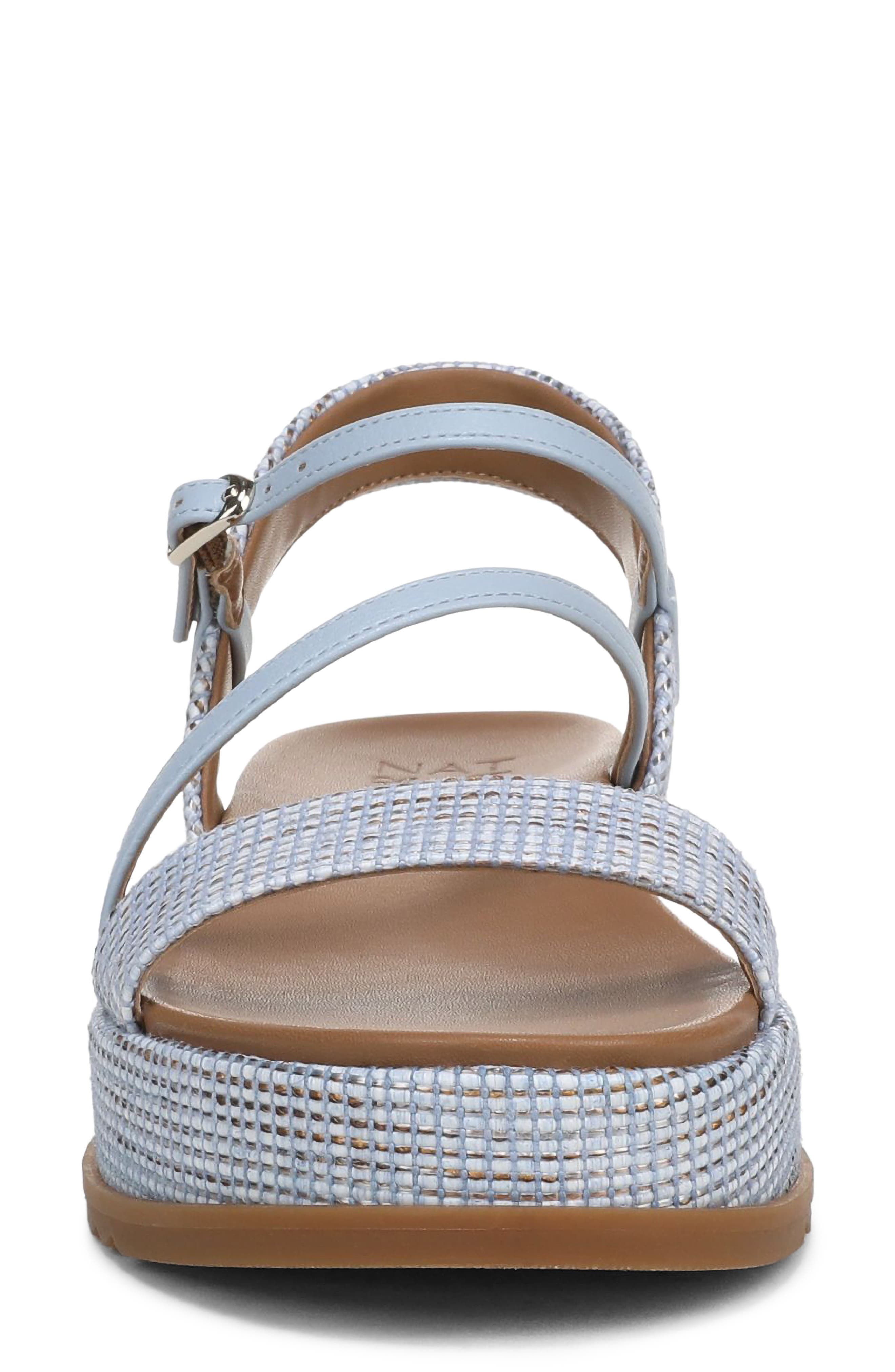 Zayda Platform Sandal, Alternate, color, ICE BLUE