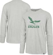 '47 Men's '47 Gray Philadelphia Eagles Premier Franklin Long Sleeve T-Shirt