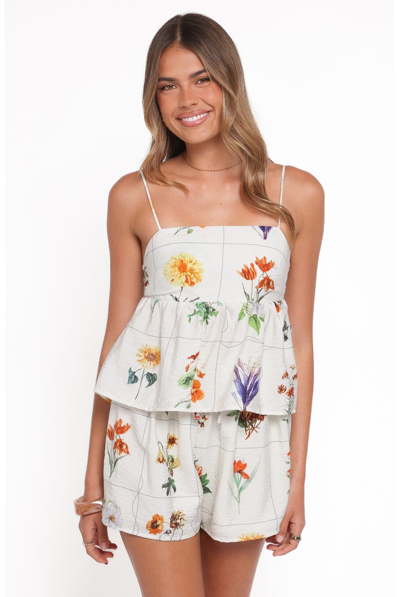 Emilie Cami & Shorts Set, Alternate, color, MULTI FLOWERS