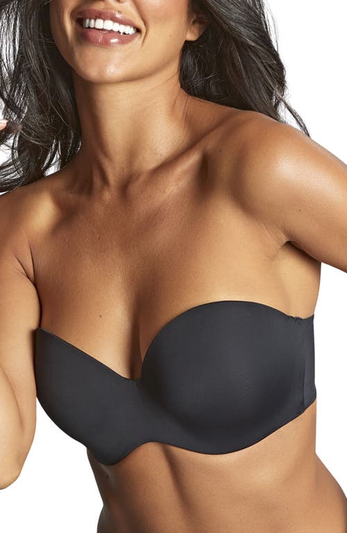Panache 365 Underwire Smooth & Seamless Everyday Strapless Bra in Black at Nordstrom, Size 30Ff
