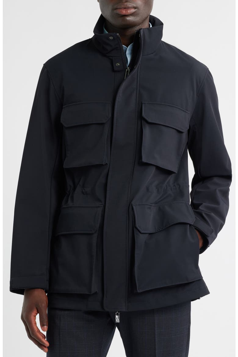 Bellows Pocket Jacket, Alternate, color, SOLID BLUE NAVY