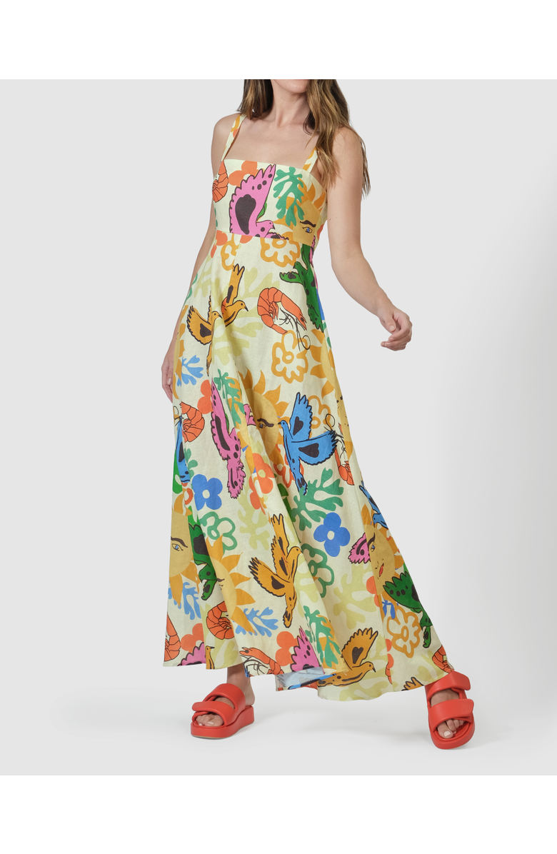 Walnut Melbourne Milan Dress, Alternate, color, 