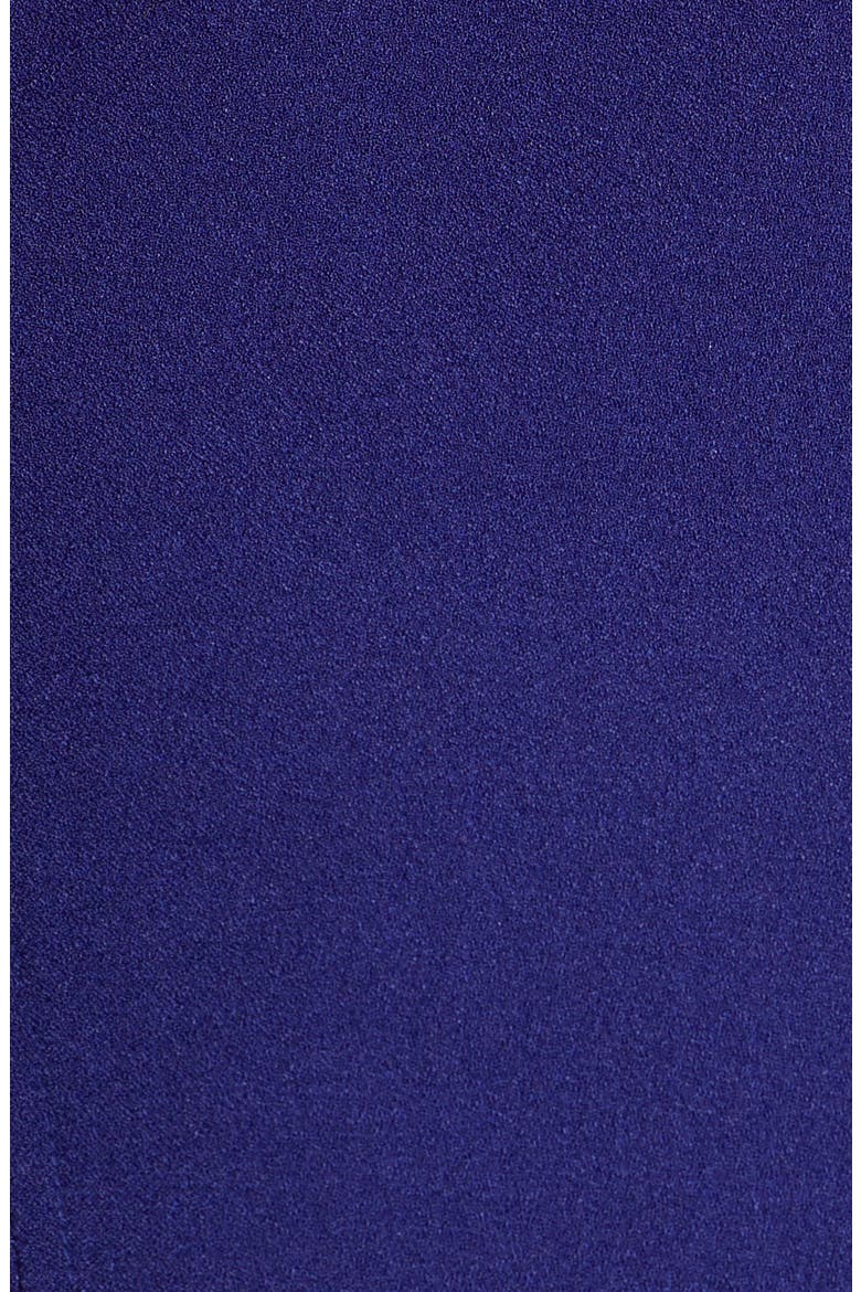 Belted Sleeveless Stretch Crepe Jumpsuit, Alternate, color, INDIGO