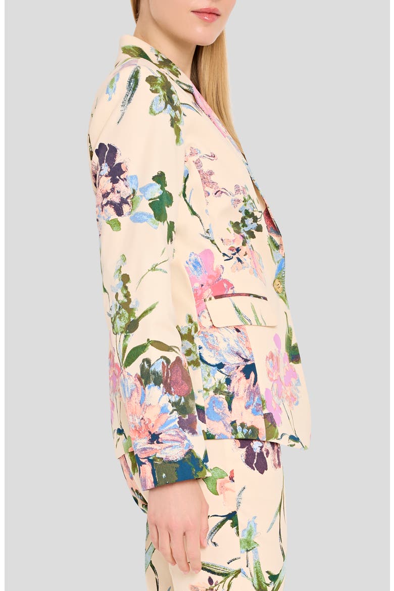 Floral Blazer, Alternate, color, SAND PEACH